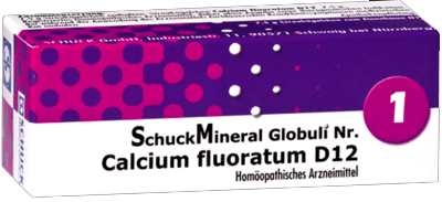 SCHUCKMINERAL Globuli 1 Calcium fluoratum D12