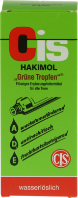 HAKIMOL grüne wasserlösl.Tropfen vet.