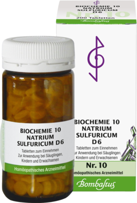 BIOCHEMIE 10 Natrium sulfuricum D 6 Tabletten