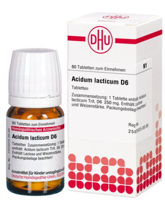 ACIDUM LACTICUM D 6 Tabletten