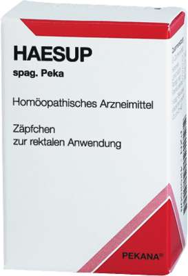 HAESUP spag.Peka Suppositorien