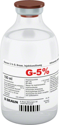 GLUCOSE 5% B.Braun Injektionslösung