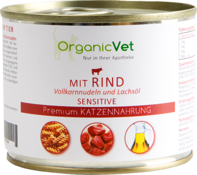 DOSENNAHRUNG Sensitive Rind f.Katzen