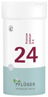 BIOCHEMIE Pflüger 24 Arsenum jodatum D 6 Tabletten