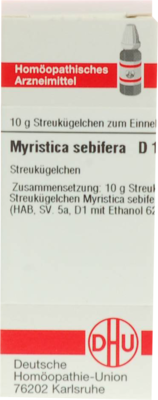 MYRISTICA SEBIFERA D 12 Globuli