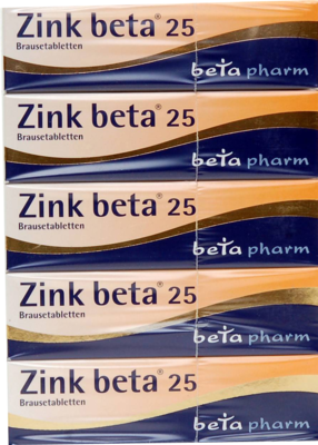 ZINK BETA 25 Brausetabletten