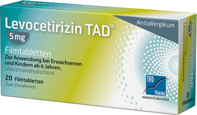 LEVOCETIRIZIN TAD 5 mg Filmtabletten