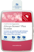 ALLERGO SCREEN Bluttest Nahrungsmittel plus