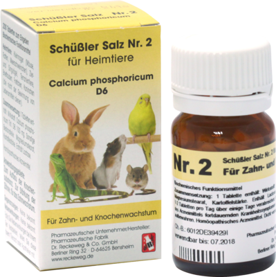 SCHÜSSLER SALZ Nr.2 Calcium phos.D 6 f.Heimtiere