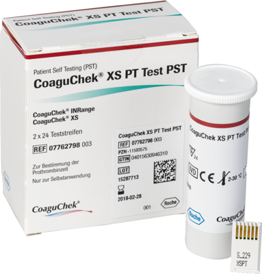 COAGUCHEK XS PT Test PST