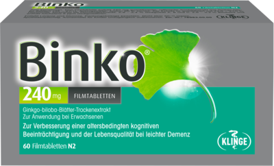 BINKO 240 mg Filmtabletten