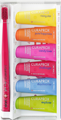 CURAPROX be you Mix-Set 6-Zahnpasten+1-Zahnb.