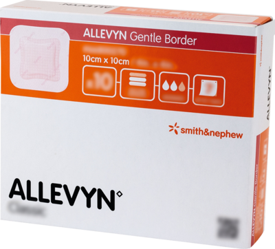 ALLEVYN Gentle Border 10x10 cm Schaumverb.